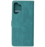 Wallet Hüllen Hülle für Samsung Galaxy A32 5G Dunkelgrün
