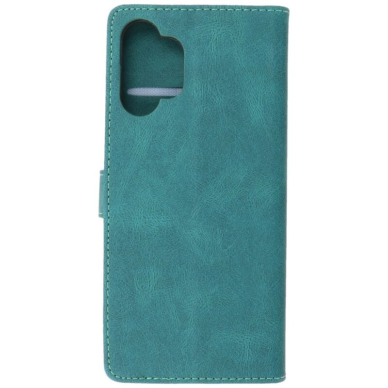 Wallet Hüllen Hülle für Samsung Galaxy A32 5G Dunkelgrün