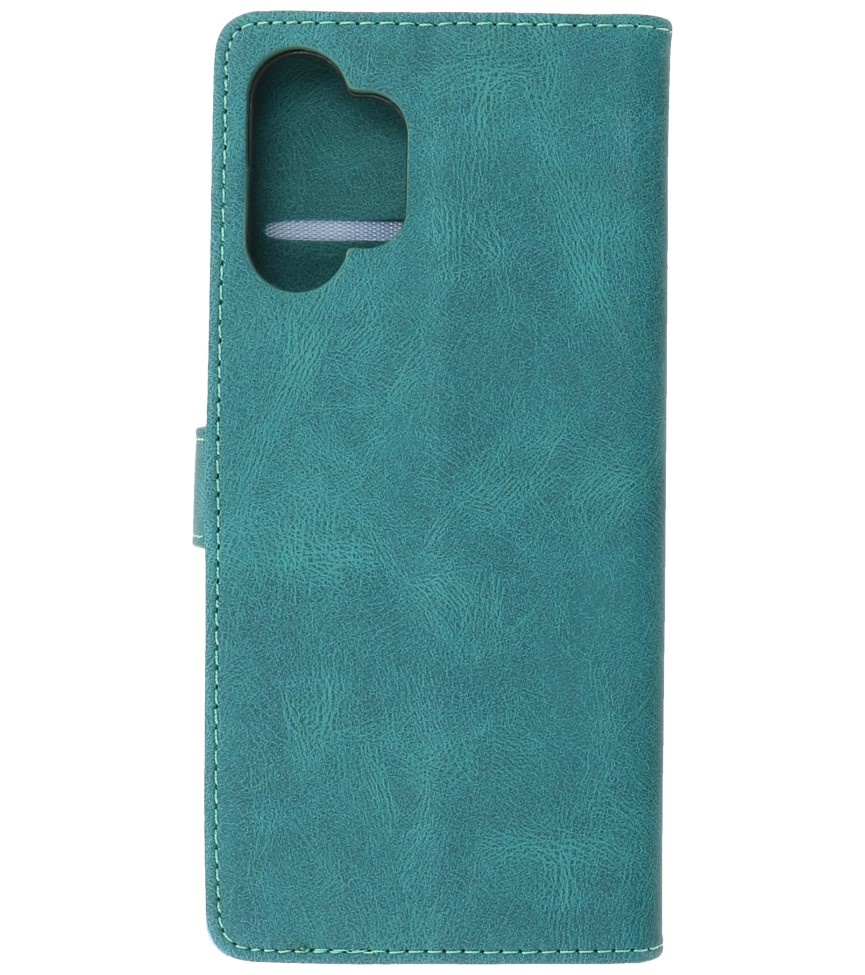 Custodia a portafoglio Cover per Samsung Galaxy A32 5G verde scuro