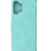 Wallet Cases Hoesje voor Samsung Galaxy A32 5G Turquoise