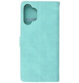 Wallet Cases Hoesje voor Samsung Galaxy A32 5G Turquoise