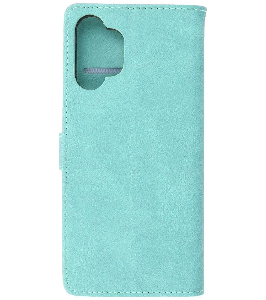 Wallet Cases Hoesje voor Samsung Galaxy A32 5G Turquoise