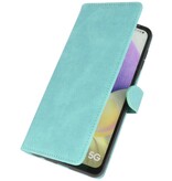 Wallet Cases Hoesje voor Samsung Galaxy A32 5G Turquoise