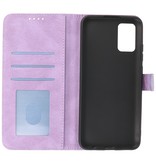 Estuche tipo billetera para Samsung Galaxy A02s, morado