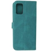 Estuche tipo billetera para Samsung Galaxy A02s verde oscuro