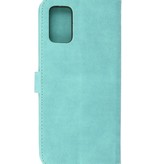 Wallet Cases Hoesje voor Samsung Galaxy A02s Turquoise