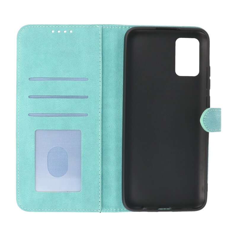 Wallet Cases Hülle für Samsung Galaxy A02s Türkis