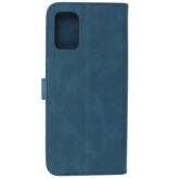 Estuche tipo billetera para Samsung Galaxy A02s Azul