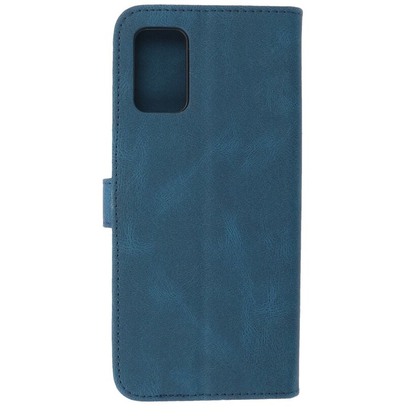 Estuche tipo billetera para Samsung Galaxy A02s Azul