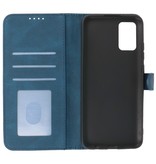 Wallet Cases Hülle für Samsung Galaxy A02s Blau