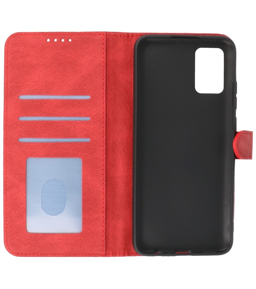 Wallet Cases Case for Samsung Galaxy A02s Red