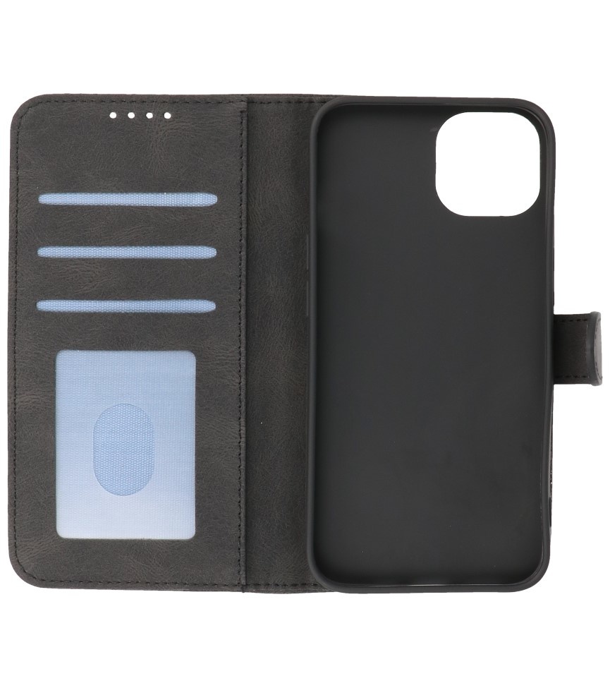 Wallet Cases Hülle für iPhone 13 Schwarz