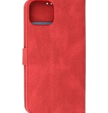 Custodia a portafoglio Custodia per iPhone 13 rossa