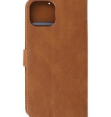 Wallet Cases Hülle für iPhone 13 Braun