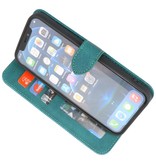 Wallet Cases Hoesje voor iPhone 13 Donker Groen