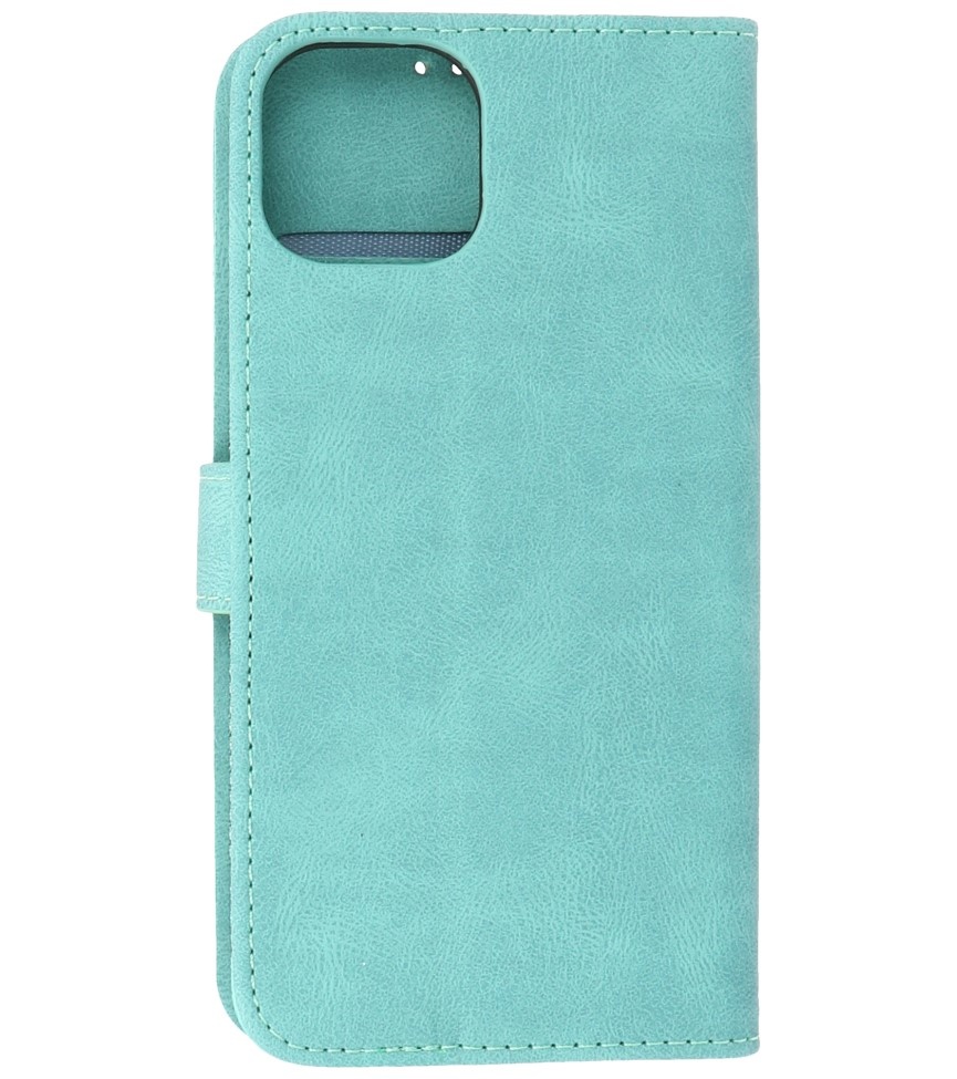 Wallet Cases Hoesje voor iPhone 13 Turquoise