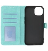 Wallet Cases Hoesje voor iPhone 13 Turquoise