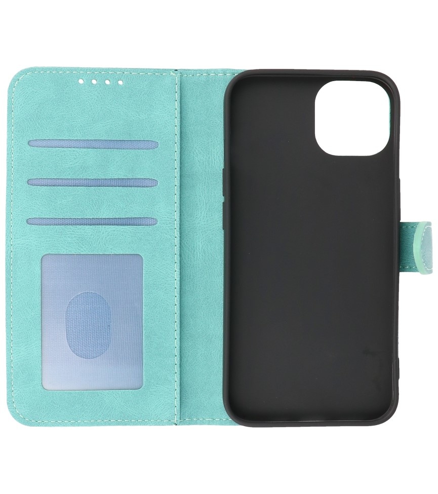 Wallet Cases Hülle für iPhone 13 Türkis