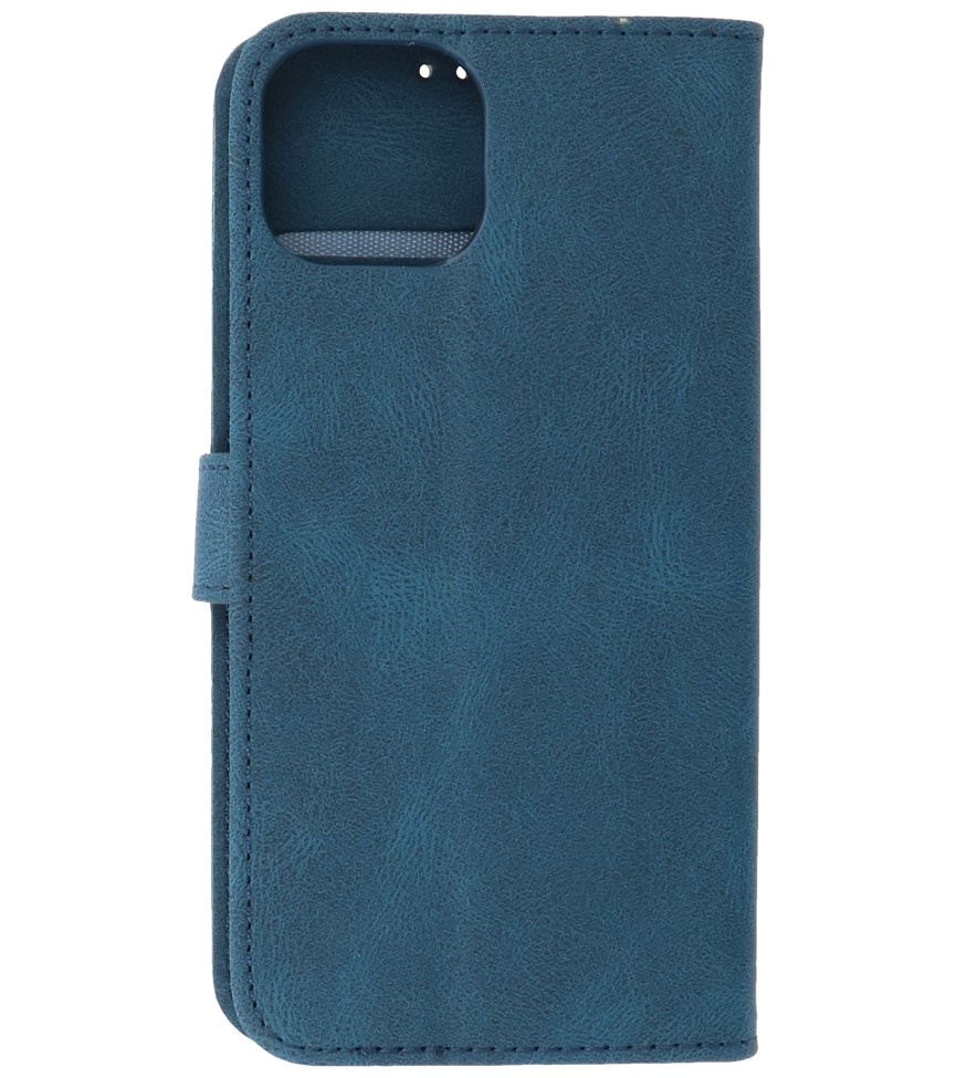 Wallet Cases Hoesje voor iPhone 13 Mini Blauw