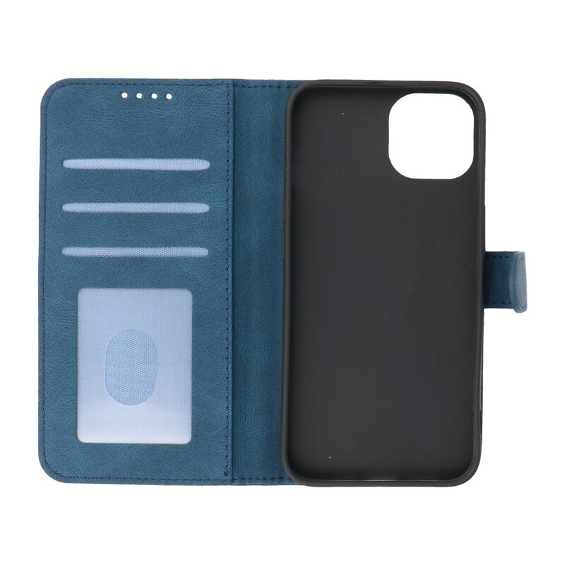 Custodia a portafoglio Custodia per iPhone 13 Mini Blue