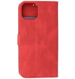 Wallet Cases Hoesje voor iPhone 13 Mini Rood