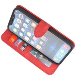 Custodia a portafoglio Custodia per iPhone 13 Mini rossa