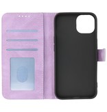 Wallet Cases Hoesje voor iPhone 13 Mini Paars