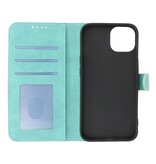 Wallet Cases Hülle für iPhone 13 Mini Türkis