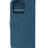 Etui portefeuille Etui pour iPhone 13 Pro Bleu