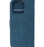 Wallet Cases Hülle für iPhone 13 Pro Blau