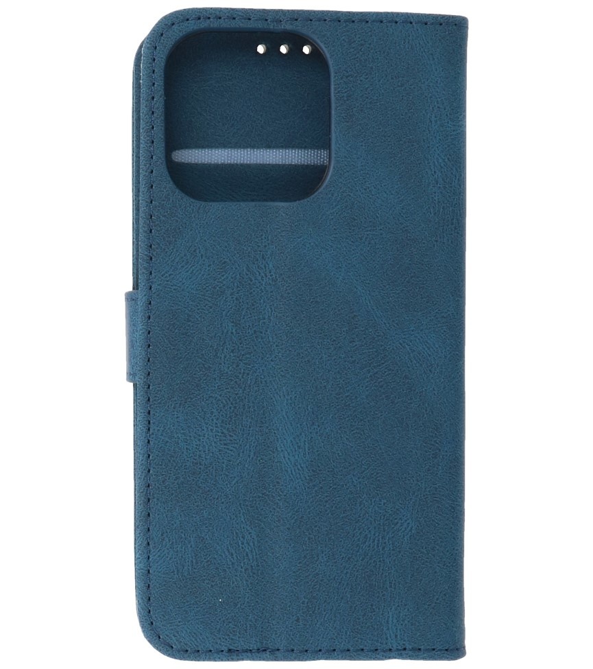 Wallet Cases Hoesje voor iPhone 13 Pro Blauw