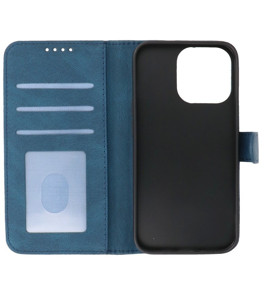 Wallet Cases Hülle für iPhone 13 Pro Blau