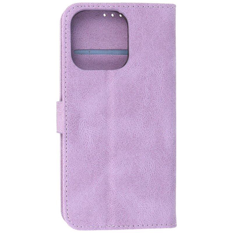 Wallet Cases Hoesje voor iPhone 13 Pro Paars