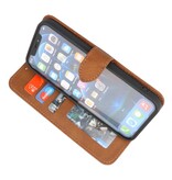 Étui portefeuille Étui pour iPhone 13 Pro Marron