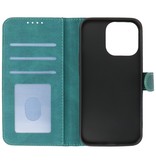 Wallet Cases Hoesje voor iPhone 13 Pro Donker Groen