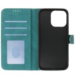 Wallet Cases Hülle für iPhone 13 Pro Dunkelgrün