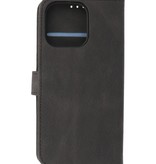 Wallet Cases Hoesje voor iPhone 13 Pro Max Zwart