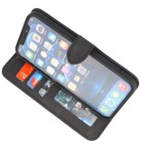 Wallet Cases Hoesje voor iPhone 13 Pro Max Zwart