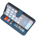 Wallet Cases Hoesje voor iPhone 13 Pro Max Blauw