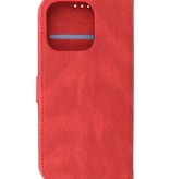 Etui portefeuille Etui pour iPhone 13 Pro Max Rouge