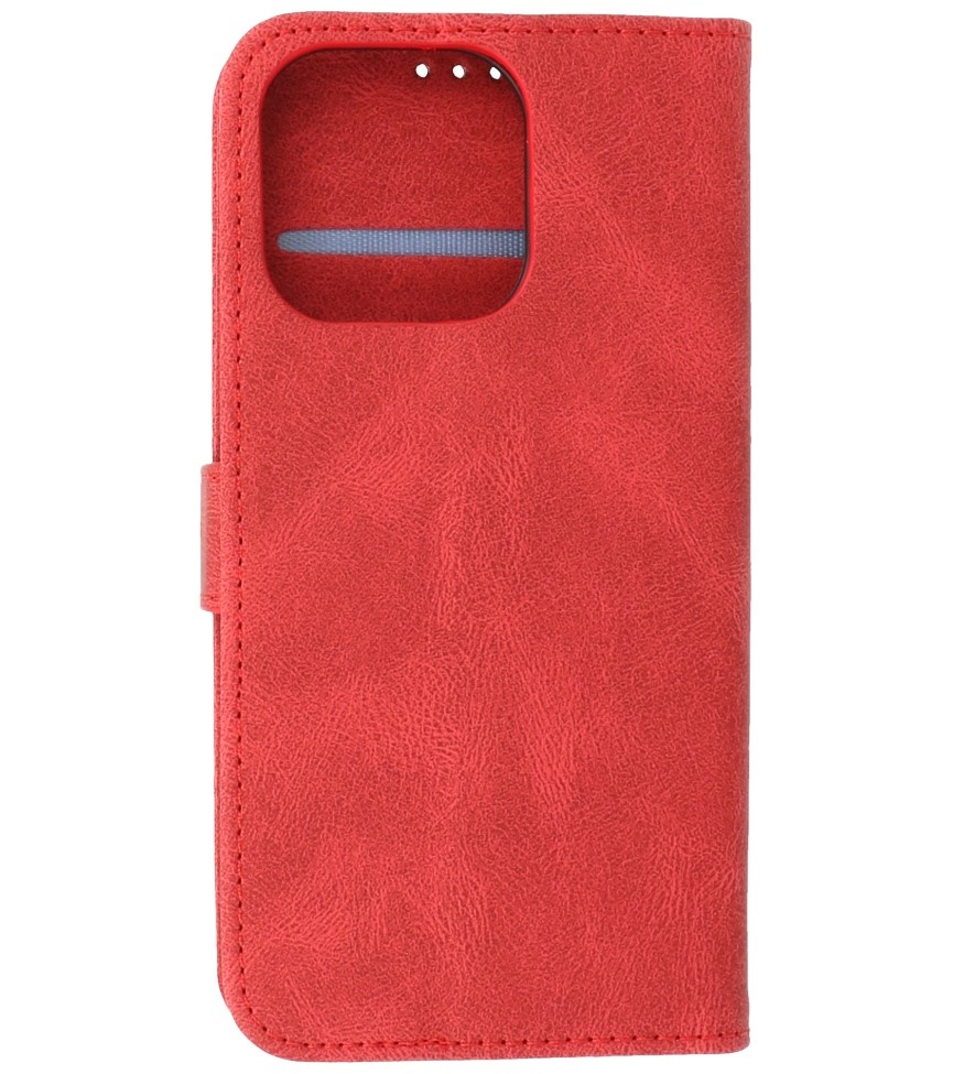 Wallet Cases Hoesje voor iPhone 13 Pro Max Rood