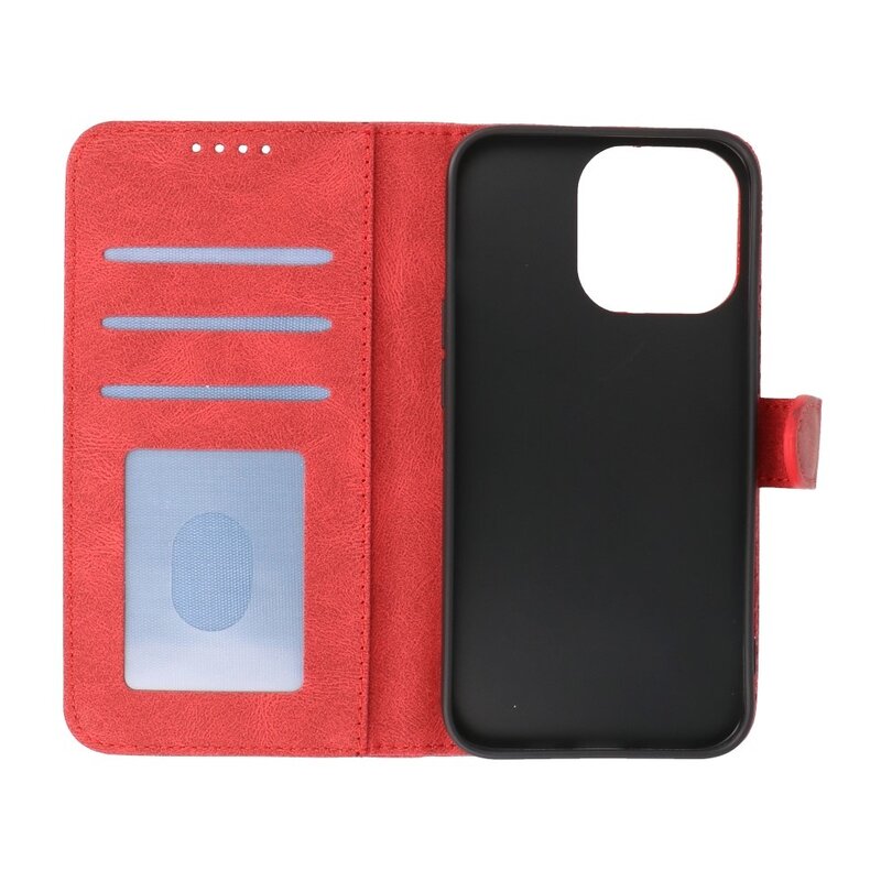 Estuche Wallet Cases para iPhone 13 Pro Max Rojo