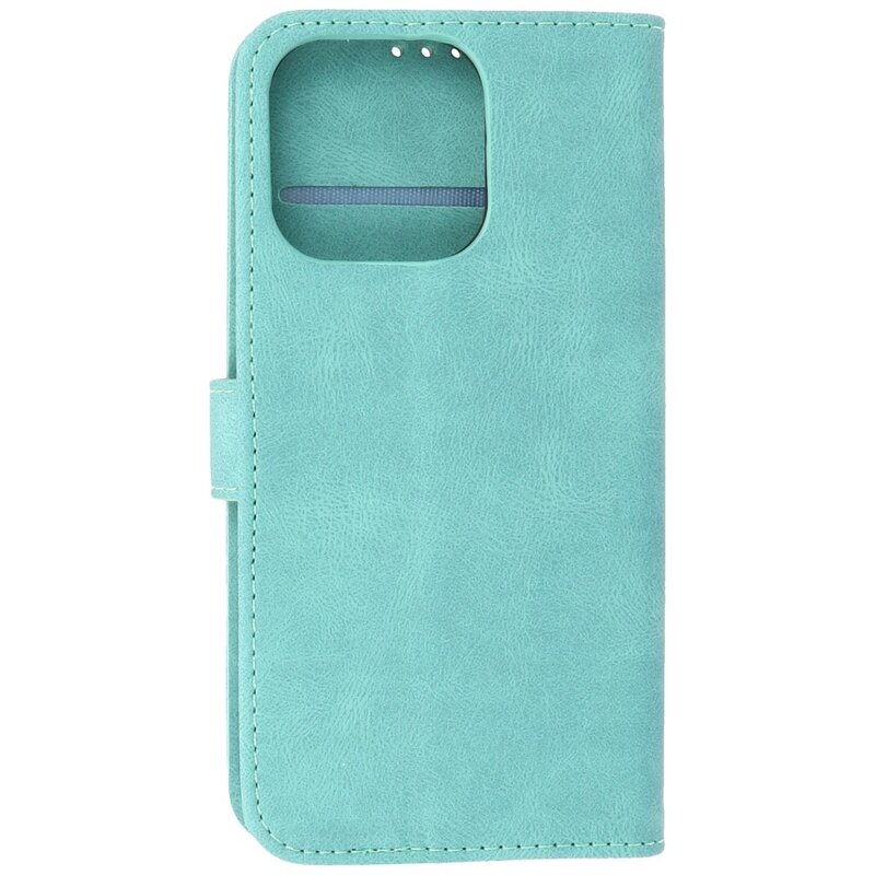 Etui portefeuille Etui pour iPhone 13 Pro Max Turquoise