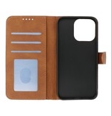 Estuche Wallet Cases para iPhone 13 Pro Max Marrón
