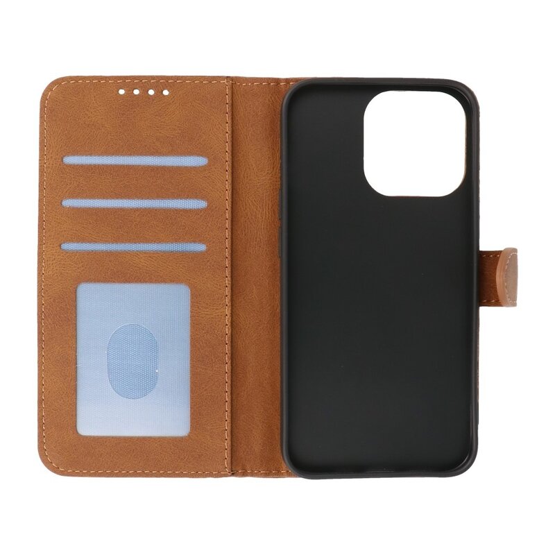 Wallet Cases Etui til iPhone 13 Pro Max Brun