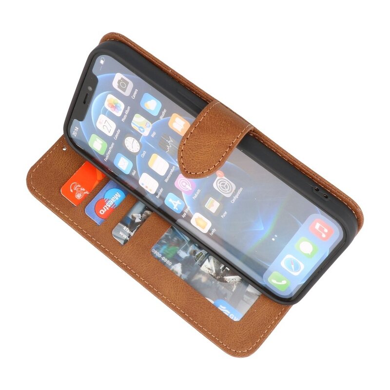 Wallet Cases Case for iPhone 13 Pro Max Brown
