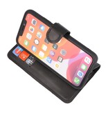 MF Handmade Leather Bookstyle Case iPhone 13 Mini Black