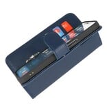 Bookstyle Wallet Cases Hoes voor iPhone 12 mini Navy
