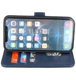 Bookstyle Wallet Cases Hoes voor iPhone 12 mini Navy