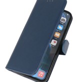 Housse Etui Portefeuille Bookstyle pour iPhone 12 Pro Navy
